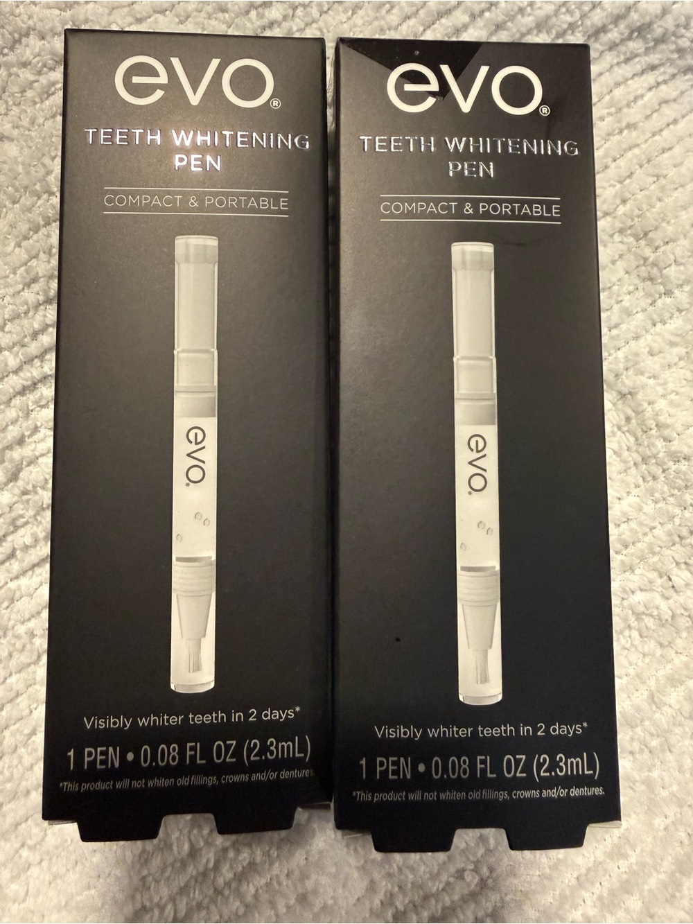 2 Pack EVO Teeth Whitening Pen Compact & Portable